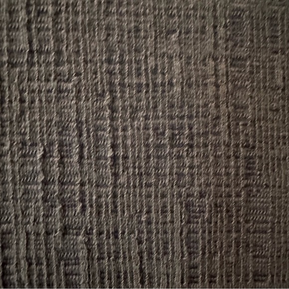 Madewell Crosshatch Puff-Sleeve Faux-Wrap Mini Dress Olive Green - Picture 11 of 11